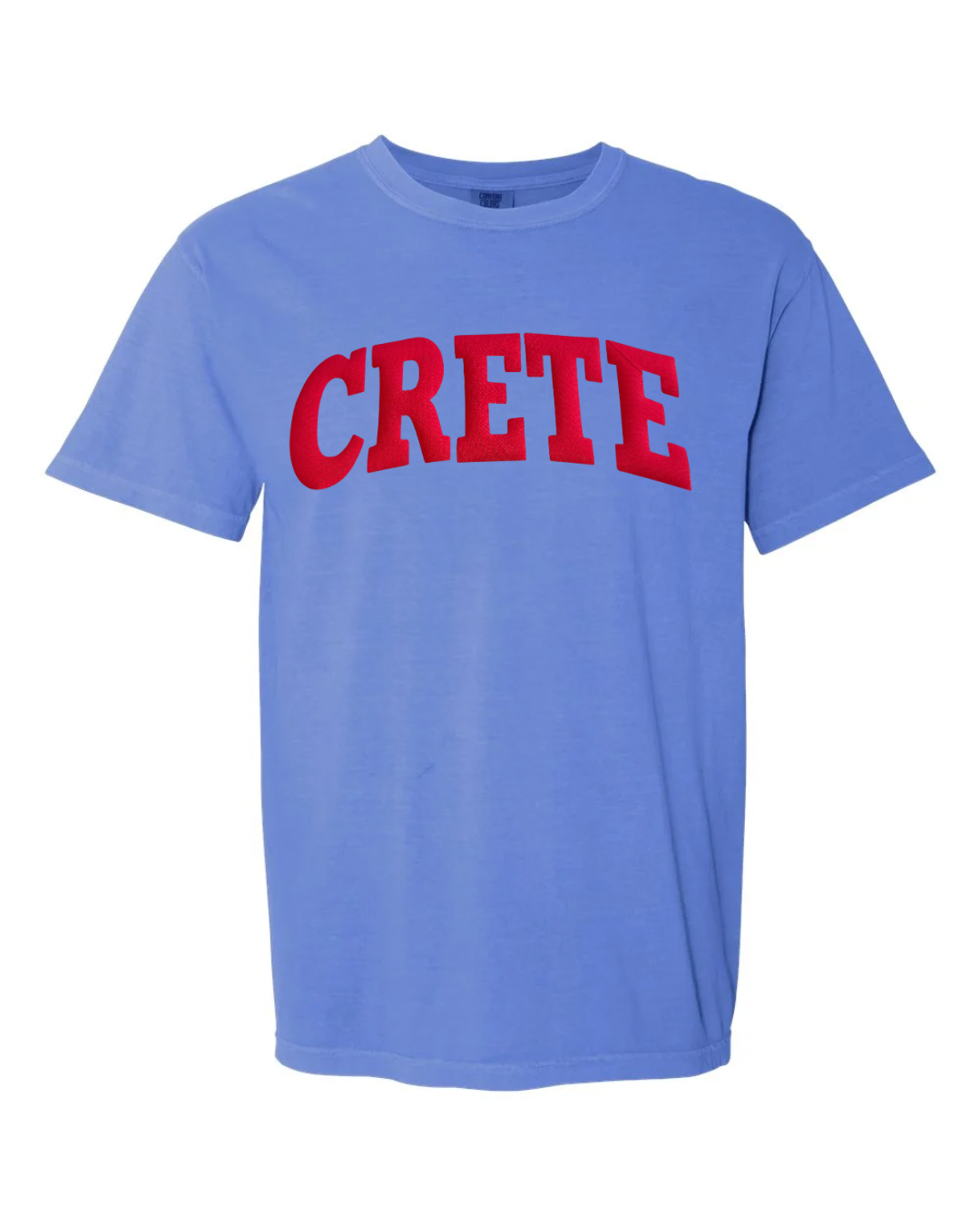 RED CRETE - FLO BLUE TEE (YOUTH + ADULT)