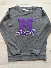 M WHIPPETS - GREY COZY CREW