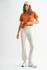 Mono B - Classic Boxy Fit Tee: RED PEAR / S:M:L (2:2:2)