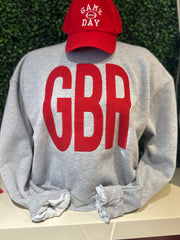 GBR - GREY WOMENS FLEECE CREWNECK