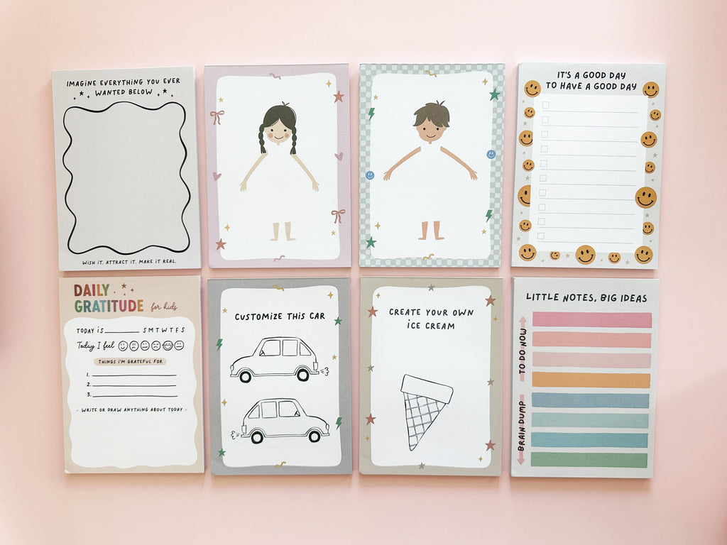 Cherrypick - Design-a-Doll Girls Pretend Play Notepad