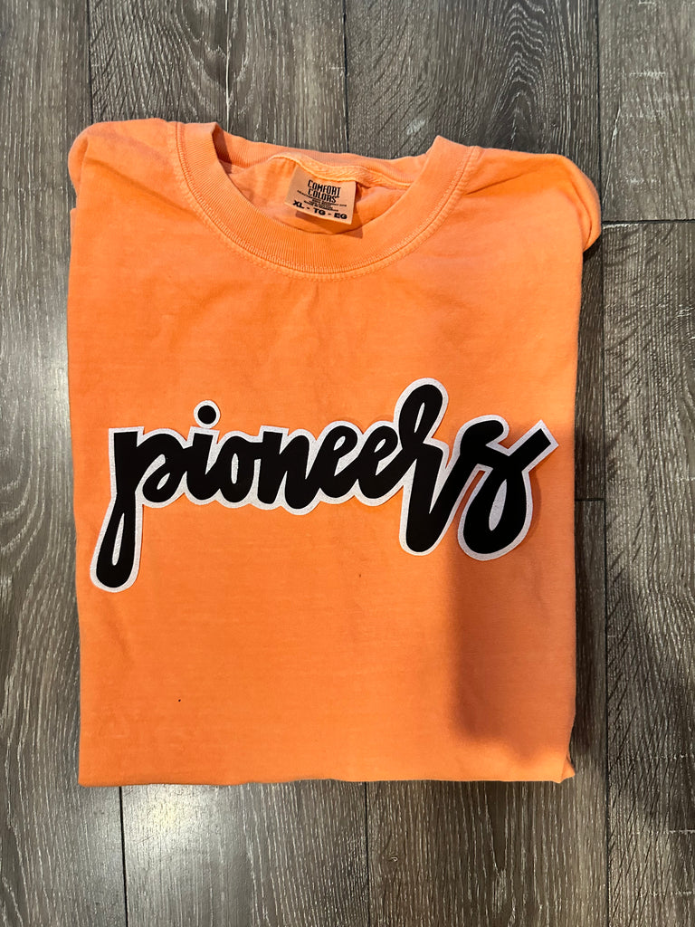 PIONEERS- ORANGE COMFORT COLORS TEE