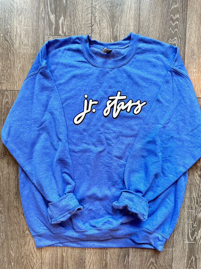 DAINTY JR. STARS - BLUE GILDAN CREW