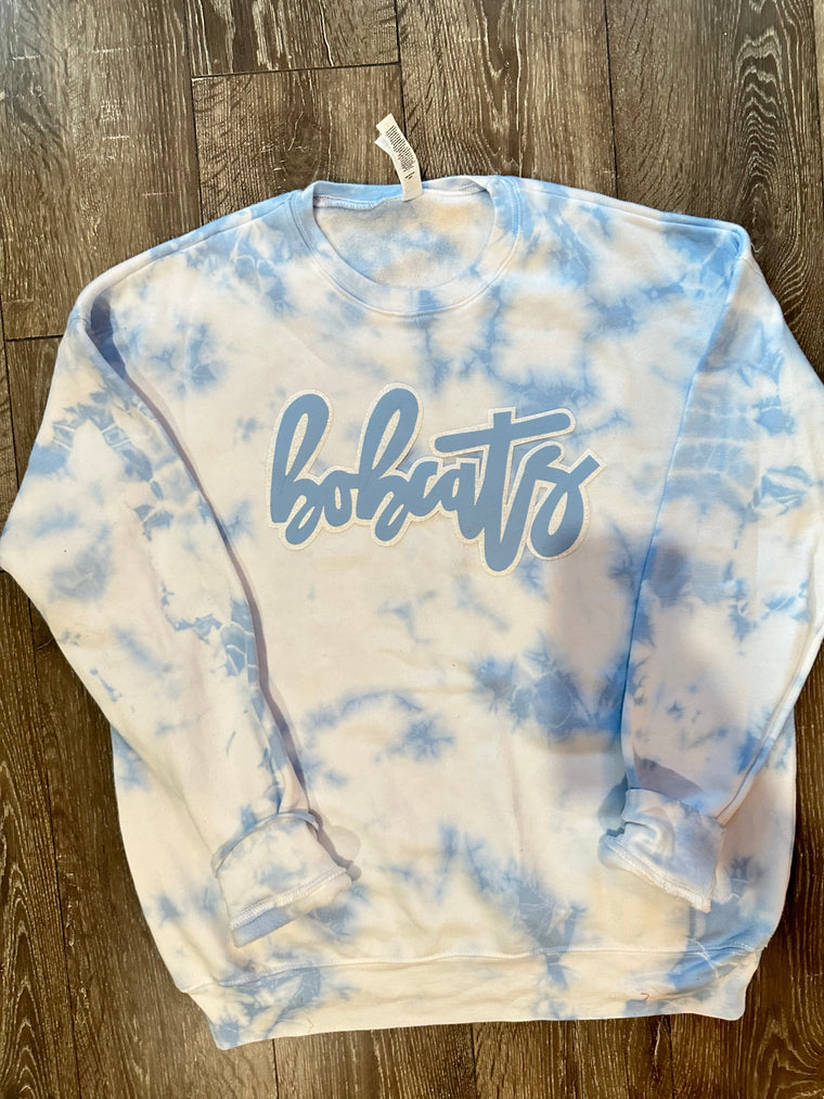 BOBCATS - BLUE DYED CREW
