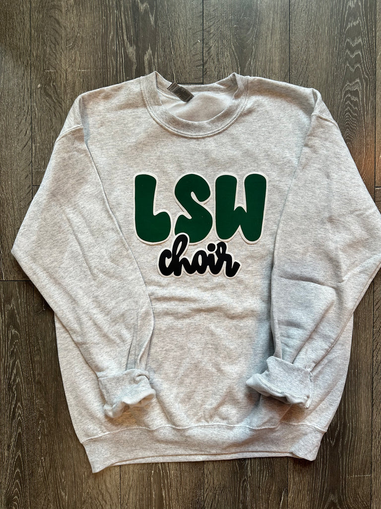 LSW CHOIR - ASH GREY CREWNECK