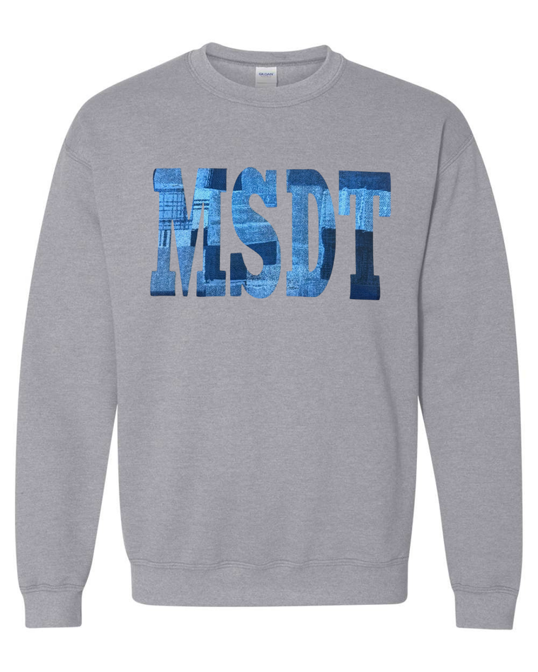 DENIM MSDT - SPORT GREY CREWNECK