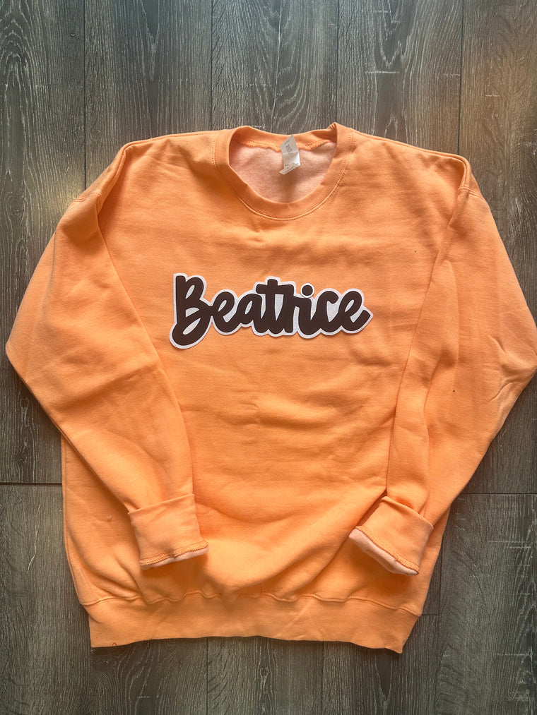 BEATRICE - ORANGE TULTEX CREW