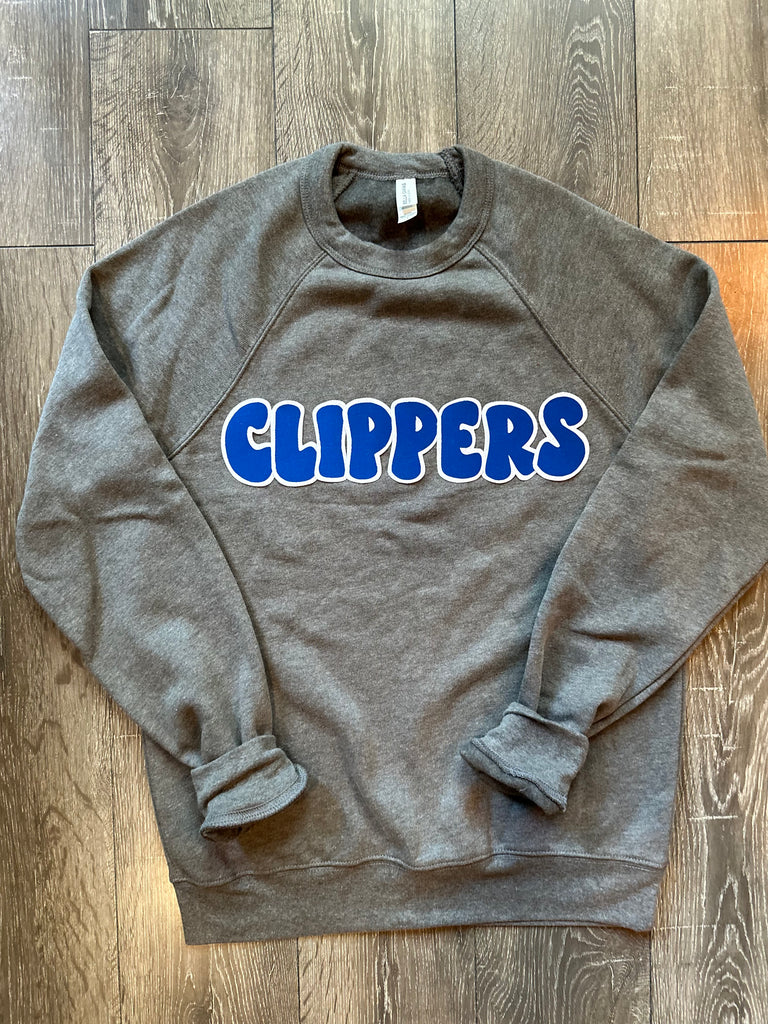 CLIPPERS - GREY SPONGE CREW