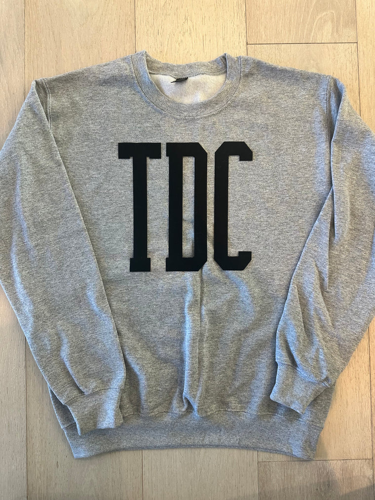 TDC  - SPORT GREY GILDAN CREW - YOUTH + ADULT