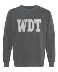 WHITE/BLACK POLKA DOT WDT - PEPPER COMFORT COLORS CREW