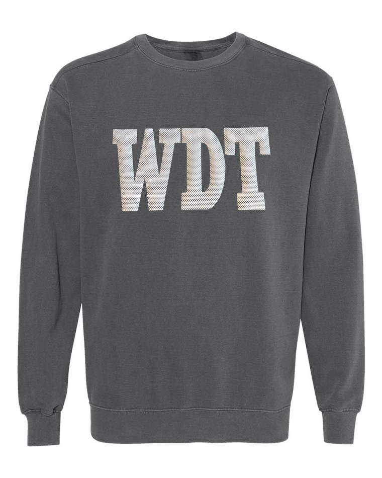 WHITE/BLACK POLKA DOT WDT - PEPPER COMFORT COLORS CREW