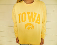 YELLOW MONOCHROMATIC IOWA + TIGERHAWK - YELLOW HAZE CREW