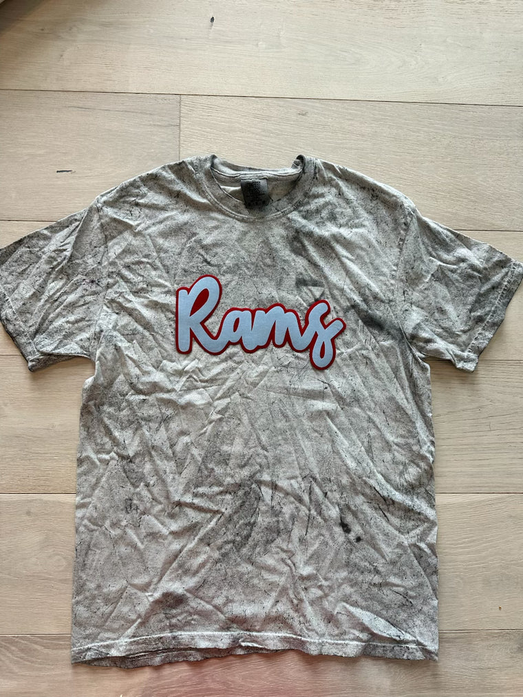 MODERN RAMS - GREY DYED COMFORT COLORS TEE