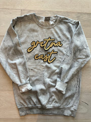 GRETNA EAST - GREY DYED CREW