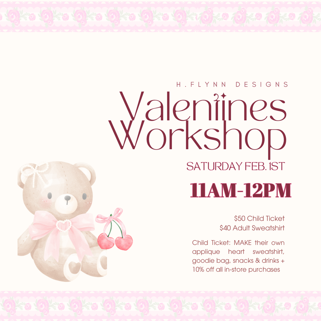 VALENTINES WORKSHOP: 11am-12pm