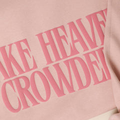 Fashion City - Make Heaven Crowded PUFF MIDWEIGHT Sweatshirt: LIGHT PINK / L
