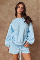 Papermoon - PX19825 - Small Polka Dot Fleece Set: WHITE/BLACK DOT / S-M-L (3-2-1)