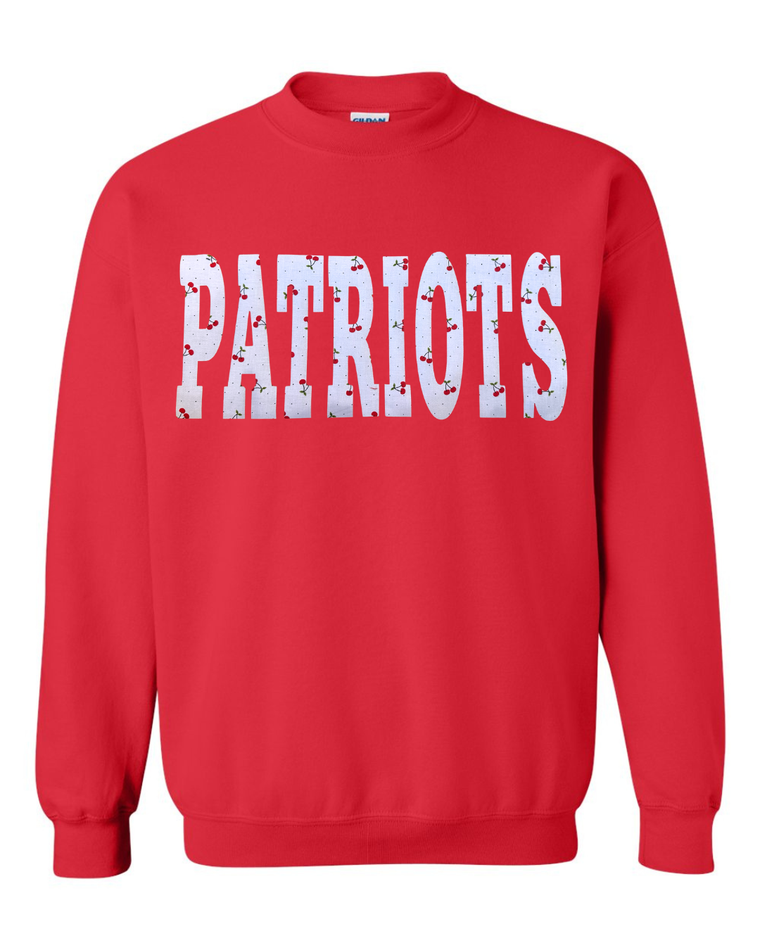 CHERRY PATRIOTS - RED CREWNECK