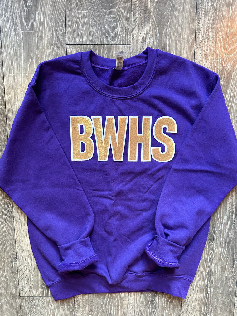 BWHS - PURPLE GILDAN CREW