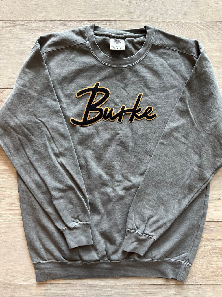 DAINTY BURKE -  GREY COMFORT COLORS CREW