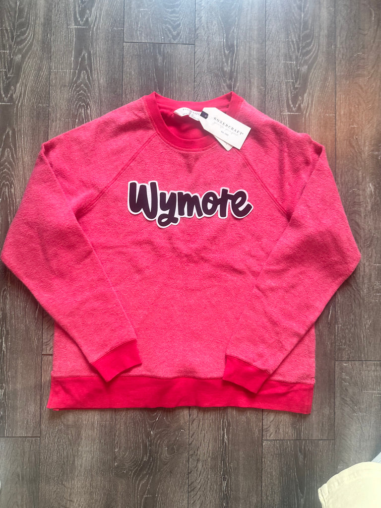 WYMORE - RED FLEECE CREWNECK