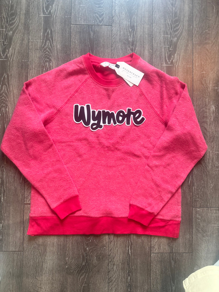 WYMORE - RED FLEECE CREWNECK