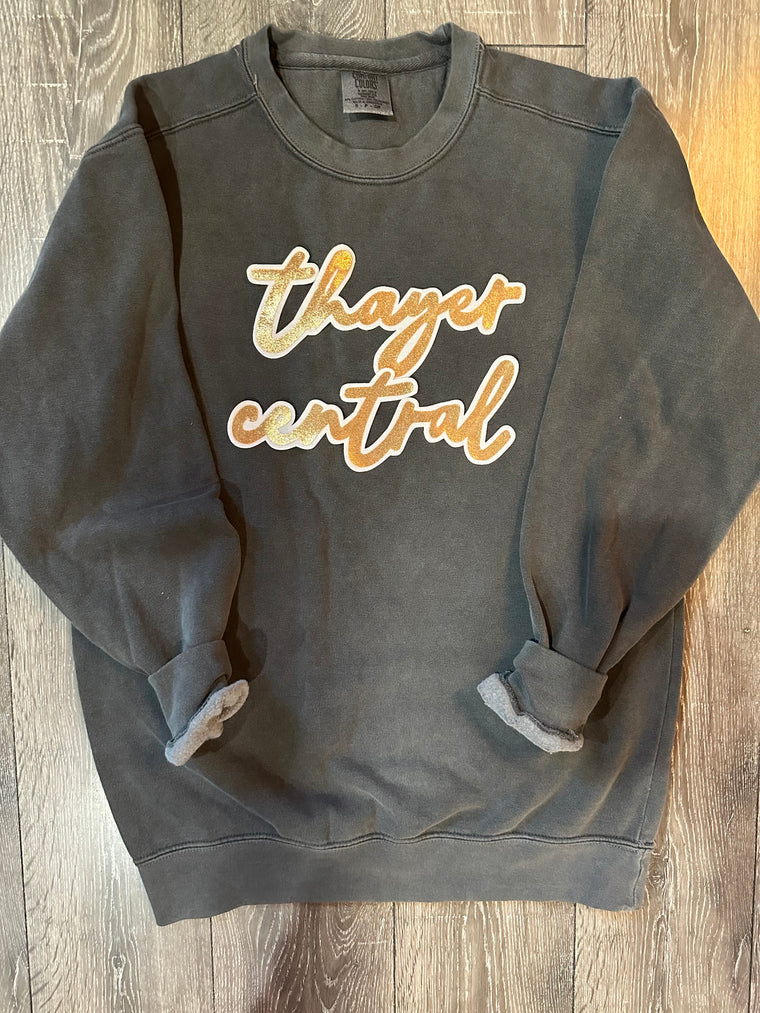 THAYER CENTRAL - GREY COMFORT COLORS CREW