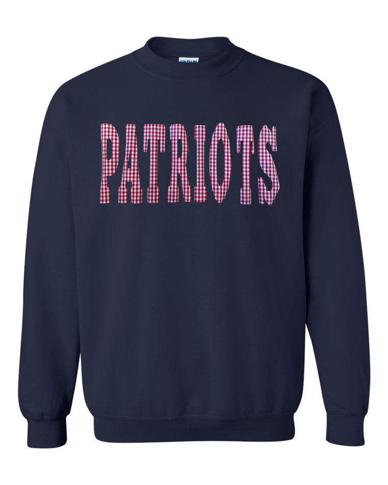 CHERRY PATRIOTS - NAVY CREWNECK