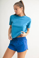 Mono B - Classic Boxy Fit Tee: RED PEAR / S:M:L (2:2:2)