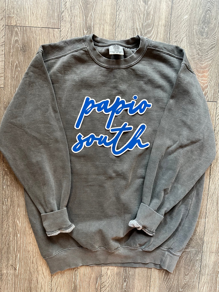 PAPIO SOUTH - GREY COMFORT COLORS CREW