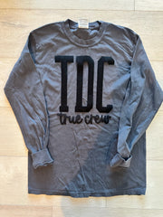 TDC TRUE CREW - GREY COMFORT COLORS LONG SLEEVE