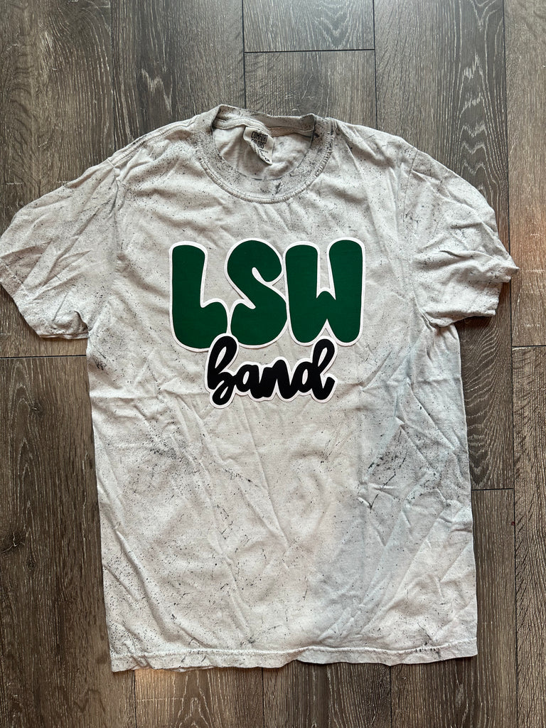LSW BAND - GREY DYED COMFORT COLORS TEE