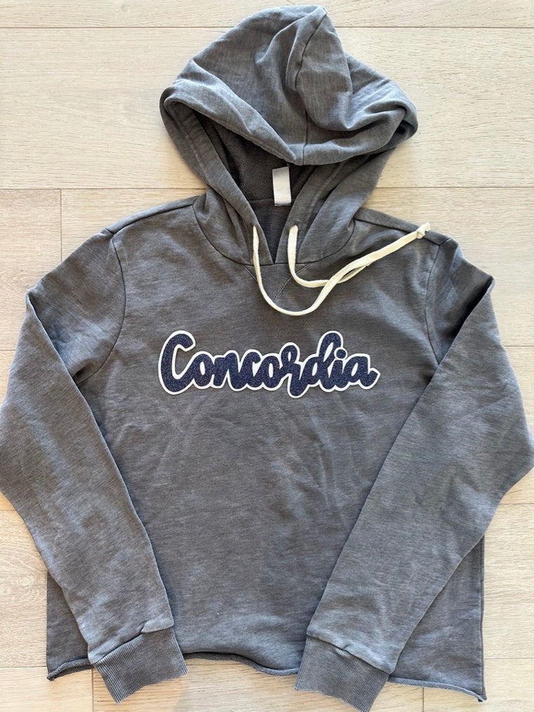 MODERN BLUE SPARKLE/WHITE CONCORDIA - GREY LIGHTWEIGHT HOODIE