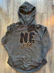 BUBBLE NE DAINTY GOLD - GREY ANGEL FLEECE HOODIE