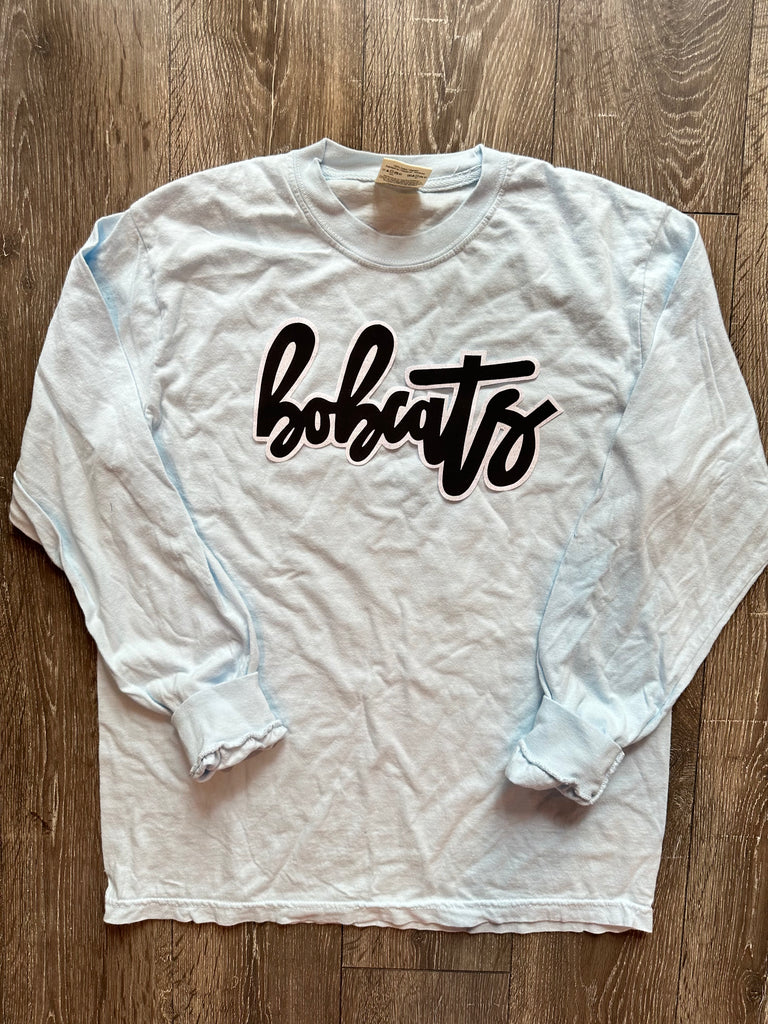 BOBCATS - LIGHT BLUE COMFORT COLORS LONG SLEEVE