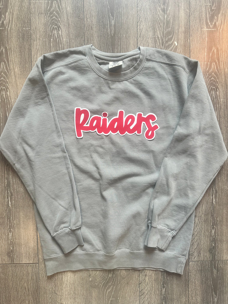 RAIDERS - GREY COMFORT COLORS CREW