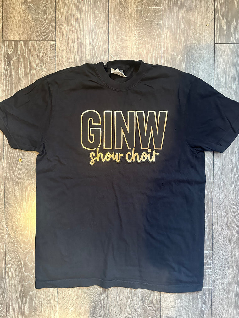 GINW SHOW CHOIR - BLACK COMFORT COLORS TEE