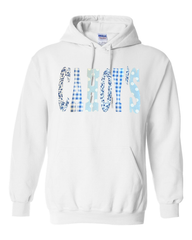 PATCHWORK CAHOY'S - WHITE HOODIE (YOUTH + ADULT)\