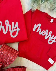 MERRY - RED CREW (TODDLER + YOUTH + ADULT)