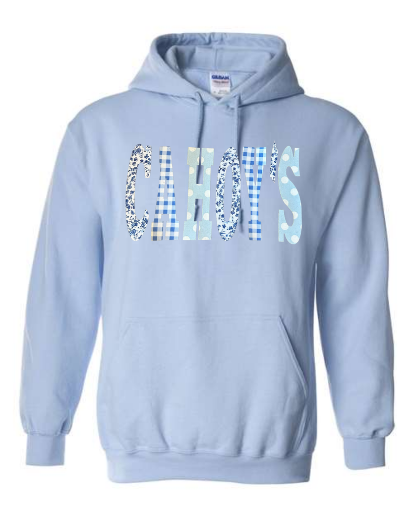 PATCHWORK CAHOY'S - LIGHT BLUE HOODIE