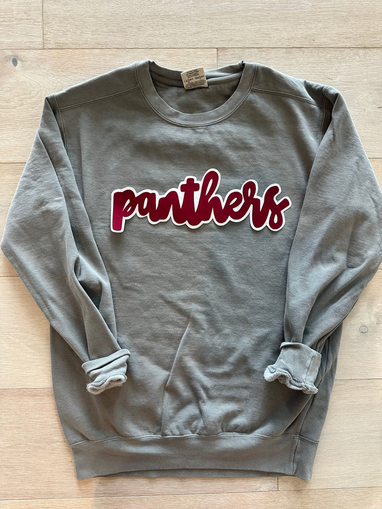 MODERN PANTHERS  - GREY COMFORT COLORS CREWNECK