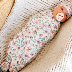 Copper Pearl - Knit Swaddle Blanket - Natalie