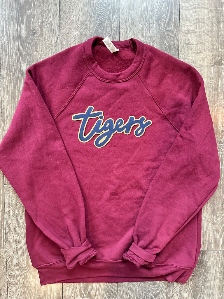 TIGERS  - MAROON SPONGE CREW