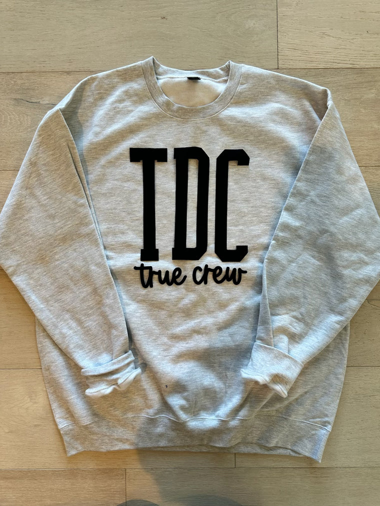 TDC TRUE CREW  - GREY GILDAN CREW