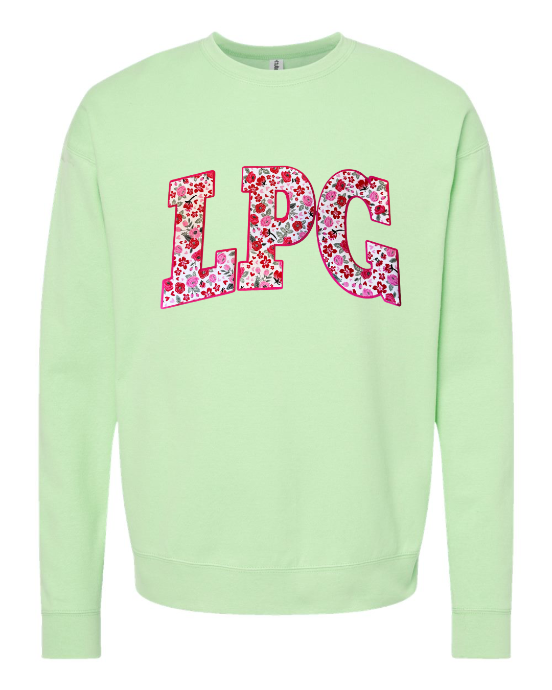 LPG - (PINK/RED ROSES FLORAL / HOT PINK) - MINT CREW