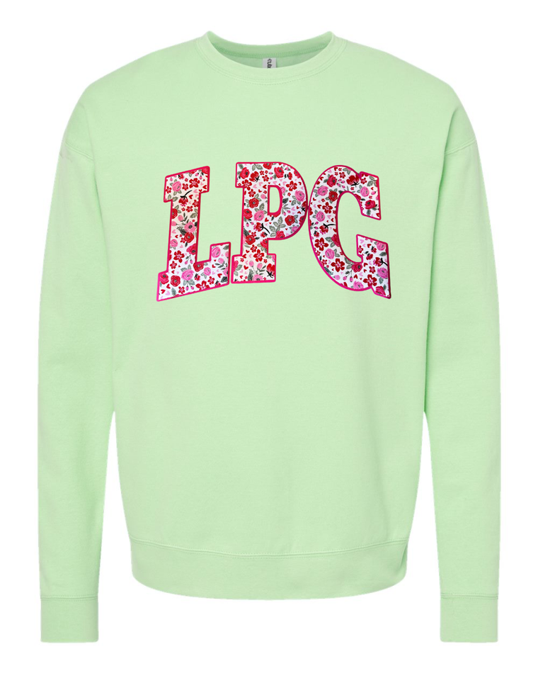 LPG - (PINK/RED ROSES FLORAL / HOT PINK) - MINT CREW