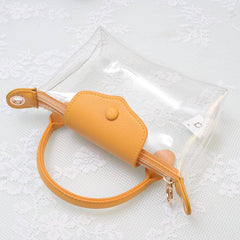 MiMi Wholesale - CB781 Gladys Clear Gameday Mini Crossbody Bag: Red