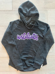 MODERN WILDCATS - GREY ANGEL FLEECE HOODIE