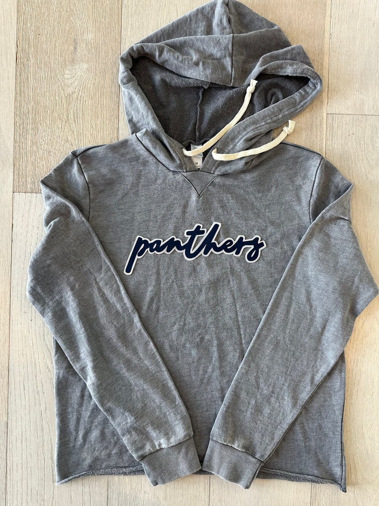 DAINTY PANTHERS - GREY LIGHTWEIGHT HOODIE