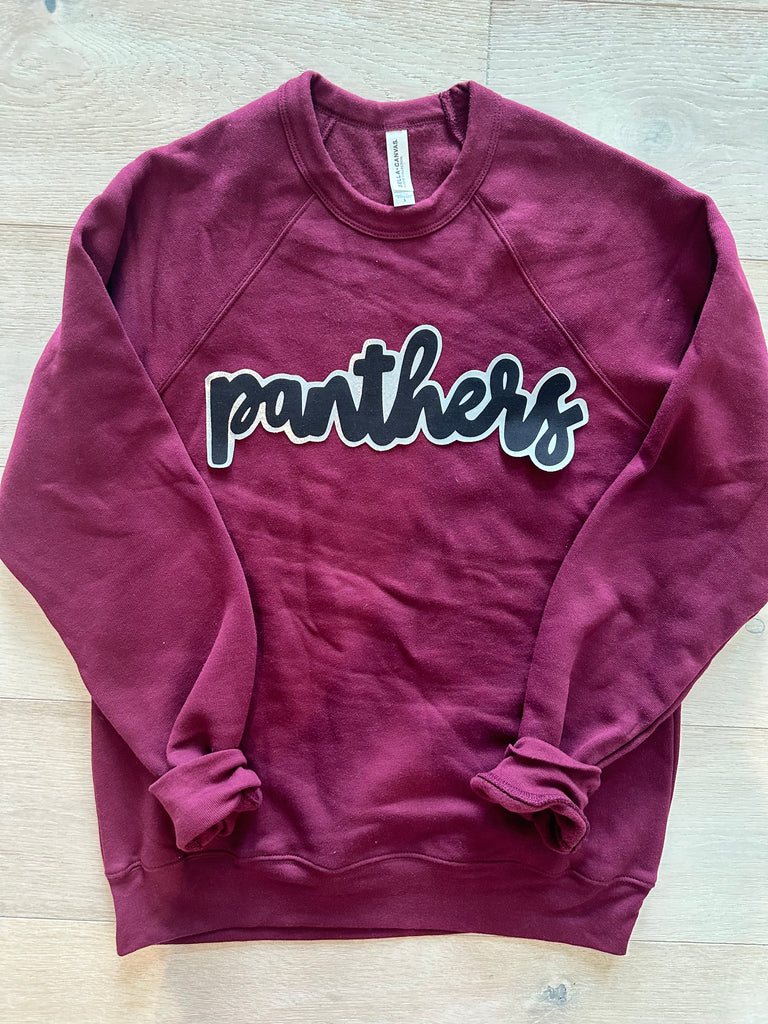 MODERN PANTHERS  - MAROON SPONGE CREW